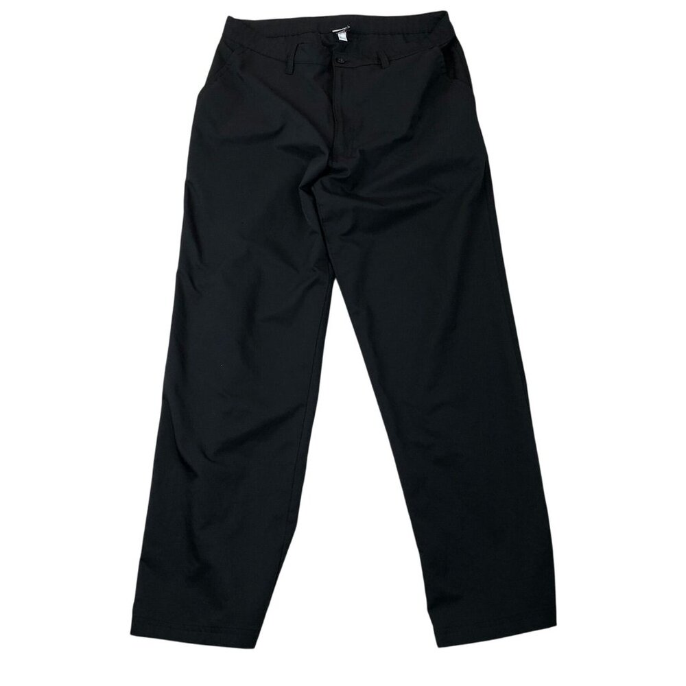 Men's Dress Pants Size 32x29 [Measured] Straight Leg Relaxed Workwear Classic Bl